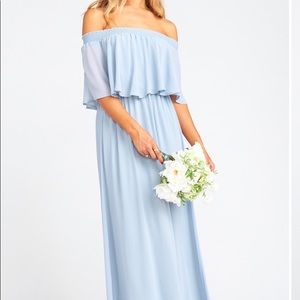 Show Me Your Mumu Hacienda Maxi Steel Blue, XS